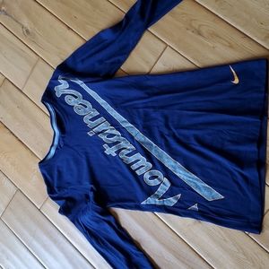 Like New Nike WV long-sleeved fitted lite T shirt,Med